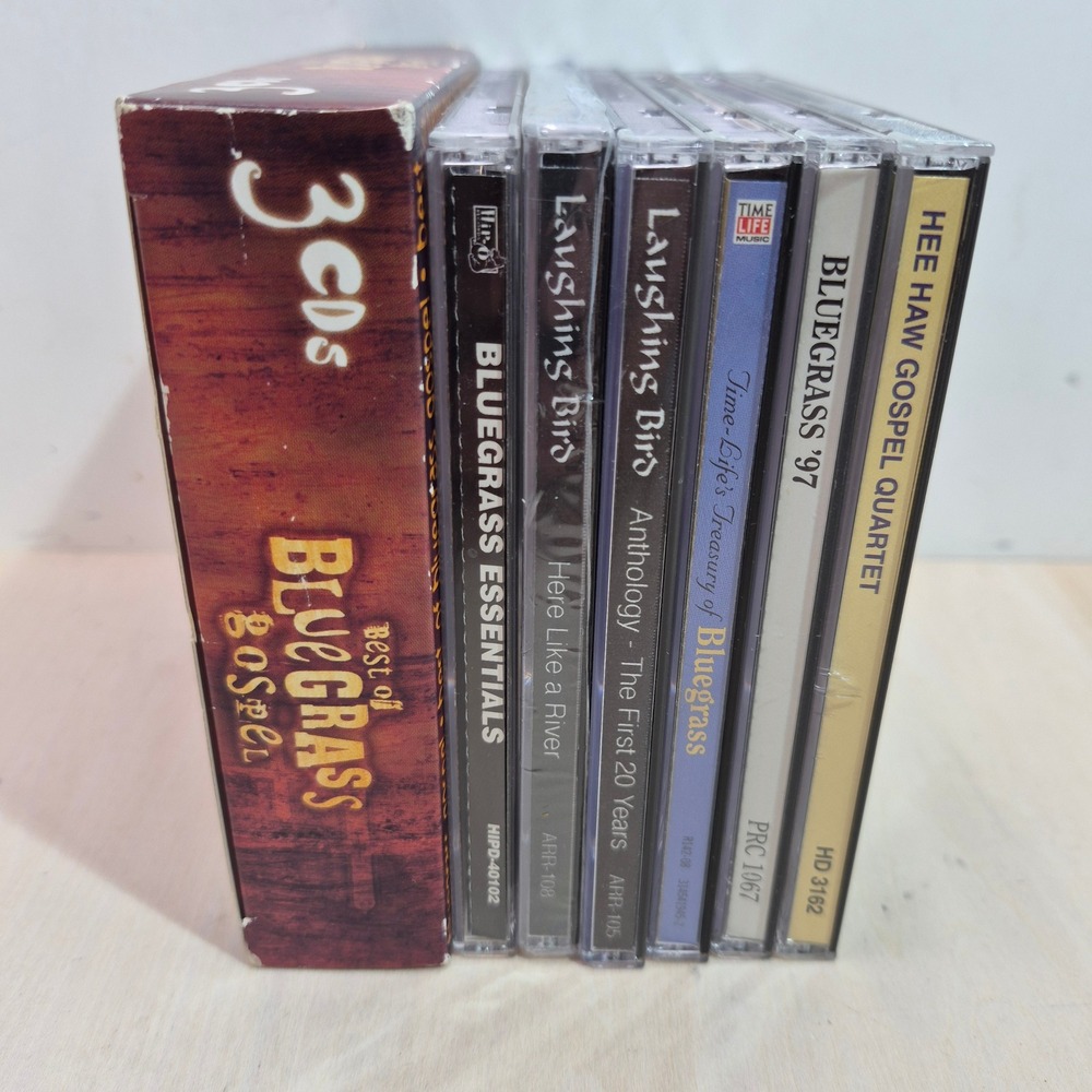 Bluegrass Gospel CD Lot 9 CDs Best of Time-Life Hee Haw Laughing Bird Essentials